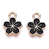 Alloy Enamel Charms ENAM-T022-07A-1
