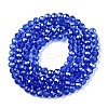 Electroplate Glass Beads Strands EGLA-A044-T4mm-A31-3