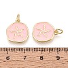 Brass Enamel Pendants KK-T080-66G-3