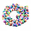 Handmade Polymer Clay Beads Strands CLAY-N008-002G-3
