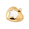 304 Stainless Steel Enamel Pendants STAS-B093-03G-01-2