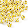 Natural Wooden Beads WOOD-TAC0010-05G-3