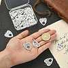 30Pcs 3 Styles Tibetan Style Alloy Pendants TIBEP-CJ0003-12-4