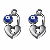 304 Stainless Steel Enamel Pendants LS-STAS-N087-53-03P-2