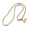2MM 304 Stainless Steel Snake Chain Necklaces for Women Men LS-STAS-V011-04D-G-4