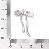 Rack Plating Brass Micro Pave Clear Cubic Zirconia Pendants LS-KK-H463-12P-3