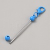 Spray Printed Alloy Bar Beadable Pendant Decorations for Jewelry Making DIY Crafts KEYC-WH0025-684P-05-2