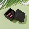 Polymer Clay Heishi Beads Dangle Earrings EJEW-JE04456-01-3