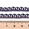Baking Paint Pearlized Glass Pearl Round Bead Strands HY-Q330-8mm-73-4