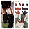 8Pcs 4 Colors PU Leather Undamaged Bag Triangle Buckle Connector FIND-WR0010-76-5