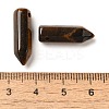 Natural Tiger Eye Pointed Pendants G-C158-05E-3
