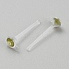 Resin Stud Earring Finding RESI-WH20001-08J-2