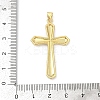 Brass Micro Pave Cubic Zirconia Pendants KK-D317-107G-3