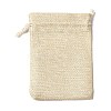 12Pcs 12 Styles Easter Egg Chick Rabbit Printed Rectangle Burlap Cloth Packing Pouches ABAG-U006-01-3
