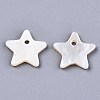 Natural Freshwater Shell Charms SHEL-R113-06-2