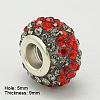 Resin Rhinestone European Beads GPDL-C004-07S-2