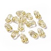 Plating Acrylic Beads X-OACR-E014-12-1