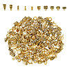 150Pcs 10 Style Tibetan Style Alloy Tube Bails FIND-DC0004-78-1
