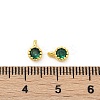 Brass Pave Cubic Zirconia Pendants KK-H204-03G-06-3
