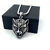 Vintage 304 Stainless Steel Lion Head Pendant Necklaces for Men Women OG9311-3