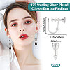 20Pcs Brass Clip-on Earring Findings KK-BBC0004-85-2