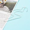 304 Stainless Steel Chain Necklaces NJEW-JN03523-02-4