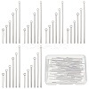 60Pcs 6 Style Stainless Steel Pendants STAS-SC0003-95-1