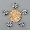 Alloy Rhinestone European Beads CPDL-H999-17-3