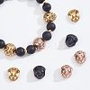 6Pcs 3 Colors Ion Plating(IP) 304 Stainless Steel Beads STAS-UN0029-81-4