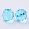 Transparent Acrylic Beads TACR-Q254-8mm-V40-3