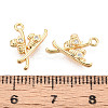 Brass Pave Cubic Zirconia Charms KK-N263-107G-3