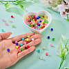 110Pcs 11 Colors Glass Pendants PALLOY-TAC0288-6