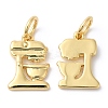 Eco-Friendly Rack Plating Brass Charms LS-KK-R143-09G-1