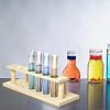 8Pcs 4 Colors Transparent Acrylic Test Tube AJEW-OC0003-95-6