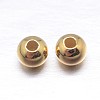 Round 925 Sterling Silver Spacer Beads STER-M103-04-3mm-G-1