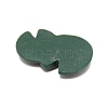 Resin Lotus Leaf Ornaments DJEW-WH0012-39-2