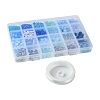 Ocean Color DIY Mobile Phone Strap Making Kit DIY-FS0006-56-6