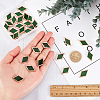30Pcs Colored Glass Mosaic Tiles DIY-OC0009-43B-3