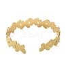 304 Stainless Steel Butterfly Open Cuff Bangles for Women BJEW-M316-05G-3