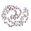 Transparent Glass Beads Strands GLAA-T006-14B-2