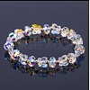 Glass Beaded Stretch Bracelets WGF21B9-01-1