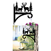 Iron Hanging Plant Hanger Bracket HJEW-WH0095-036-9