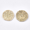 Handmade Reed Cane/Rattan Woven Beads X-WOVE-T006-021-2