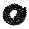 Opaque Solid Color Glass Bead Strands GLAA-R095-P10mm-02-2