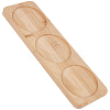 3 Round Slots Bamboo Serving Tray ODIS-WH0329-38A-1