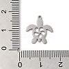 Non-Tarnish 201 Stainless Steel Pendants LS-STAS-E206-04P-05-3