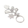 Alloy Enamel Brass Bell Keychains KEYC-TA00039-4