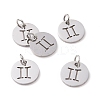 Non-Tarnish 304 Stainless Steel Charms STAS-Q201-T445-3S-1