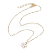 Alloy Enamel Pendant Necklaces for Women NJEW-JN04806-4