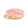 Golden Plated Alloy Enamel Charms X-ENAM-Q437-14D-2